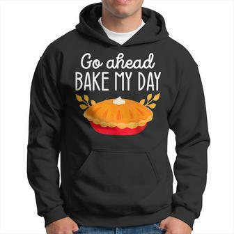 Go Ahead Bake My Day Pumpkin Thanksgiving Matching Family Hoodie - Monsterry