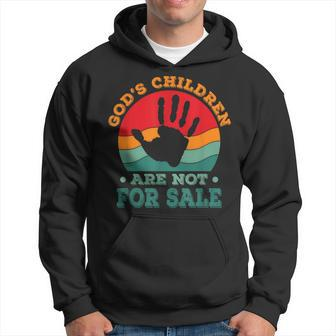 Gods Children Are Not For Sale Funny Quote Gods Childre Hoodie | Mazezy