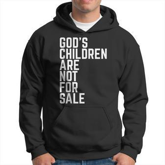 Gods Children Are Not For Sale Jesus Christian America Flag  Christian Gifts Hoodie
