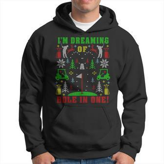 Golfing Golf Lover Ugly Christmas Sweater Party Hoodie - Monsterry DE