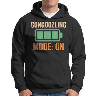 Gongoozling Mode On Battery Hoodie | Mazezy