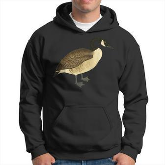 Goose Bird Cute Vintage Graphic Canadian Goose Hoodie | Mazezy