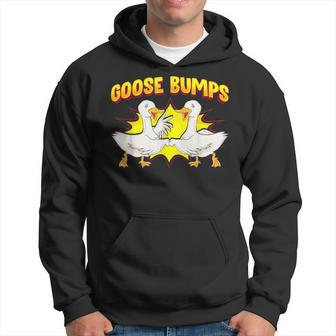 Goose Bumps Goosebumps Geese Pun Animal Lover Hoodie | Mazezy