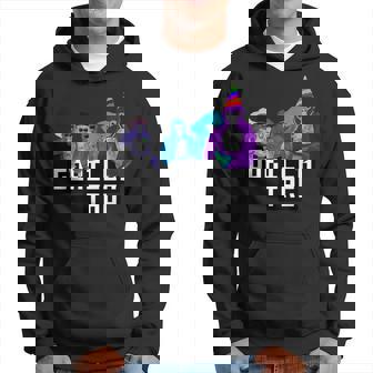 Gorilla Tag Party Time Brithday Unisex Black Hoodie - Thegiftio UK