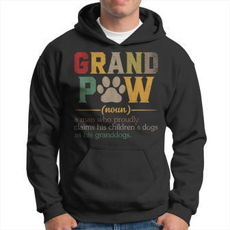 Grand Paw Grandpa Dog Dad Definition Pawpa Father’S Day Hoodie | Mazezy