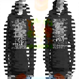 Grandpa Of The Wild Zoo Birthday Safari Jungle Animal Funny Hoodie | Mazezy