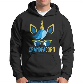 Grandpacorn Family Grandpa Fathers Day Unicorn Gift For Mens Hoodie | Mazezy