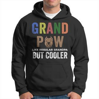 Grandpaw Like Regular Grandpa But Cooler Funny Father Day Gift For Mens Hoodie | Mazezy