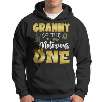 Granny Of The Notorious One Hip Hop Themed 1St Birthday Boy Hoodie - Seseable