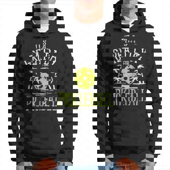 Great Day Pickleball Palm Trees Pickle Ball Beach Sport Hoodie | Mazezy