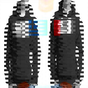 Greek Italian Flag Gift Greece Italy Pride Heritage Hoodie | Mazezy