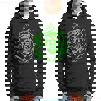 Green Skull Angel Of Death Terrifying Glow In The Dark Tshirt - Green Skull Angel Of Death Terrifying Glow In The Dark Tshirt Hoodie - Monsterry