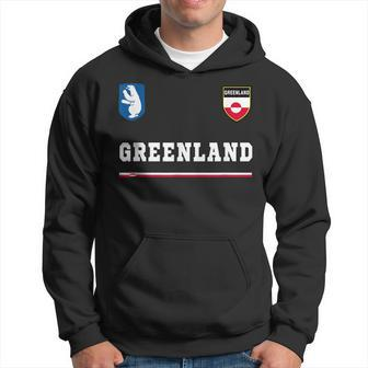 Greenland SportSoccer Jersey Flag Football Nuuk Hoodie | Mazezy