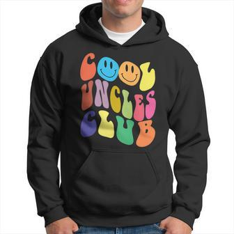 Groovy Cool Uncles Club Funny Smile Colorful Fathers Day Hoodie - Seseable