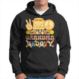 Groovy Grandma Hippie Peace Retro Matching Party Family Hoodie | Mazezy CA