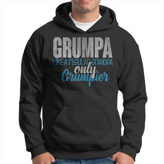 Grumpa Like A Regular Grandpa Only Grumpier Gift For Mens Hoodie | Mazezy