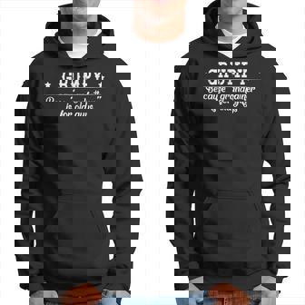 Grumpy Cause Grandfather Is For Old Guys Fathers Day Gift Hoodie | Mazezy
