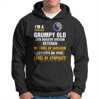 Grumpy Old 29Th Infantry Division Veteran Day Funny Xmas Hoodie | Mazezy
