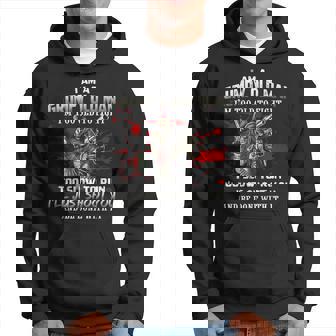 Grumpy Old Man Too Old To Fight Funny Veteran Dad Father Veteran Funny Gifts Hoodie | Mazezy
