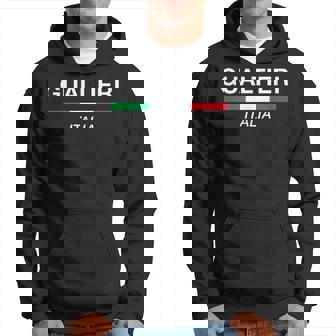 Gualtieri Italian Name Italy Flag Italia Family Surname Hoodie | Mazezy