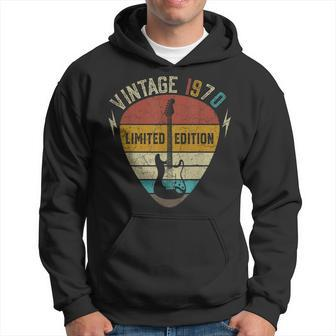 Guitar Lover 52 Year Old Gifts Vintage 1970 Limited Edition Hoodie - Monsterry CA