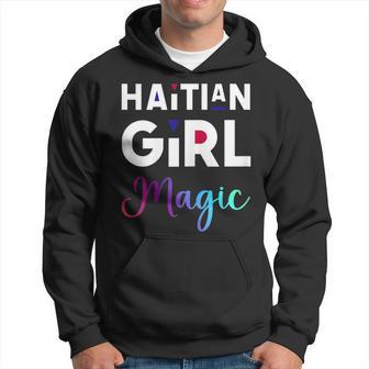 Haiti Haitian Girl Magic Black Pride Haitian Pride Hoodie - Thegiftio UK