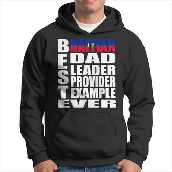 Haitian Dad  For Men Haiti Fathers Day Gift Idea Hoodie