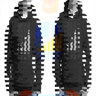 Half Bosnian & Herzegovinian Flag Vintage American Inside Me Hoodie | Mazezy
