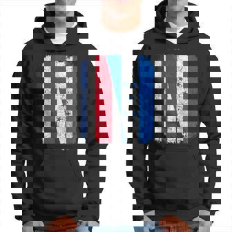 Half Costa Rican Half Honduran Flag Heritage Pride Roots Pride Month Funny Designs Funny Gifts Hoodie | Mazezy