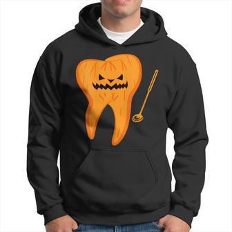 Halloween Spooky Dentist Tooth O Lantern Dental Assistant Hoodie | Mazezy