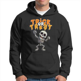 Halloween Spooky Skeleton Trick Or Treat Hoodie - Monsterry AU