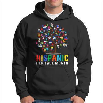 Hand Flag Tree Root Latino National Hispanic Heritage Month Hoodie - Monsterry AU