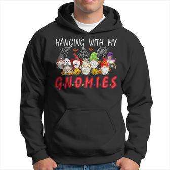 Hanging With My Gnomies Christmas Costume Halloween Gnomes Hoodie - Seseable