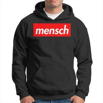 Hanukah Mensch Funny Jewish Retro 90S Style Humor 90S Vintage Designs Funny Gifts Hoodie | Mazezy UK