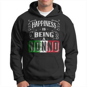Happiness Is Being A Nonno Italian Fathers Day And Birthday Hoodie | Mazezy