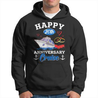Happy 20Th Anniversary Cruise Funny Wedding Anniversary Hoodie - Seseable