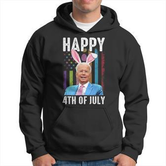 Happy 4Th Of July Joe Biden Easter Day Rabbit Bunny Eggs Hoodie