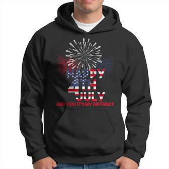 Happy 4Th Of July Yes Its My Birthday Usa American Holiday Hoodie | Mazezy