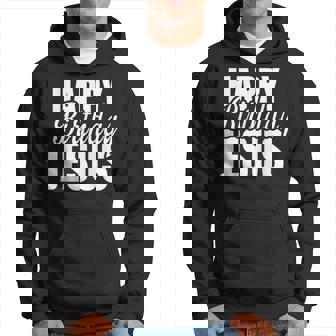 Happy Birthday Jesus Cute Christmas Season Hoodie | Mazezy