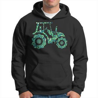 Happy Dot Day Cute Dot Tractor Hoodie - Seseable