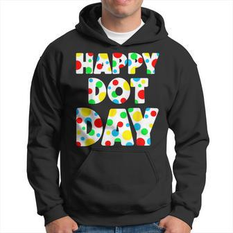 Happy Dot Day International Dot Day Colorful Polka Dot Hoodie | Mazezy