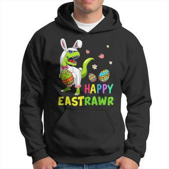 Happy Eastrawr T Rex Bunny Easter Egg Funny Dinosaur Kids Dinosaur Funny Gifts Hoodie | Mazezy