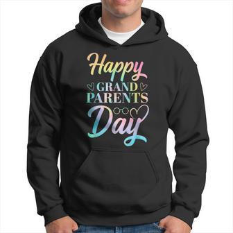 Happy Grandparents Day Tie Dye Hoodie - Monsterry