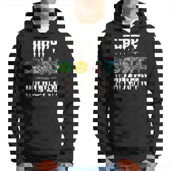Happy Halloween Scary Monster Heads Hoodie | Mazezy