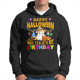 Happy Halloween And Yes It's My Birthday Halloween Party Hoodie - Monsterry UK