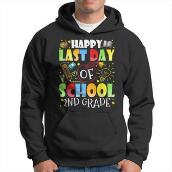 Happy Last Day Of School 2Nd Grade Funny Hello Summer Hoodie | Mazezy