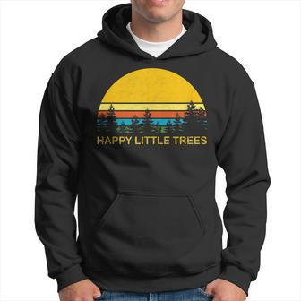 Happy Little Tree Bob Style Vintage Gift For Women Hoodie - Thegiftio UK