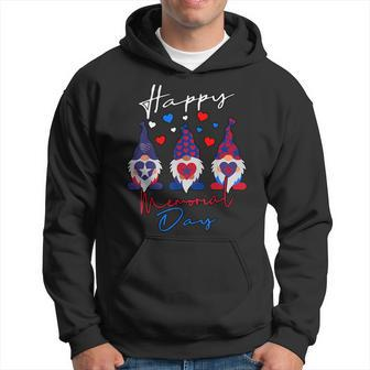 Happy Memorial Day With Usa Flag Gnomes Hoodie - Thegiftio UK