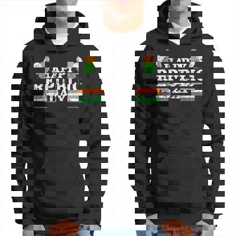Happy Republic Day Hindustani India Flag Indian Hoodie | Mazezy