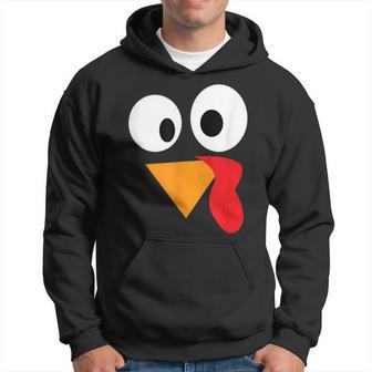 Happy Thanksgiving Funny Turkey Face Gifts For Turkey Lovers Funny Gifts Hoodie | Mazezy DE
